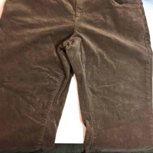 Lands End Womens Pants Corduroy Brown Mid Rise Demi Bootcut Sz 22W - Picture 11 of 12